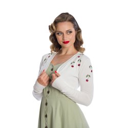 Summer Berry bolero offwhite