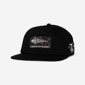 Salty Crew Fish Market snapback kasket med flad skygge Black