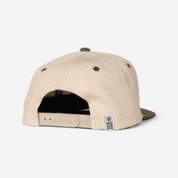 Salty Crew Tako Club snapback kasket med flad skygge Natural/Olive