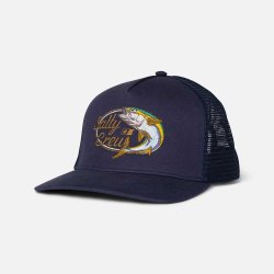 Salty Crew Yellowed Tailed Trucker cap Midnight Navy