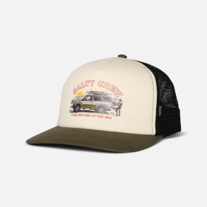 Salty Crew Good Times Retro Trucker cap  Dark Olive
