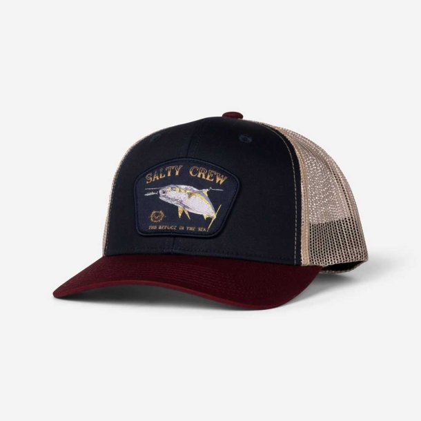 Salty Crew Surface Retro Trucker Cap Navy/Red