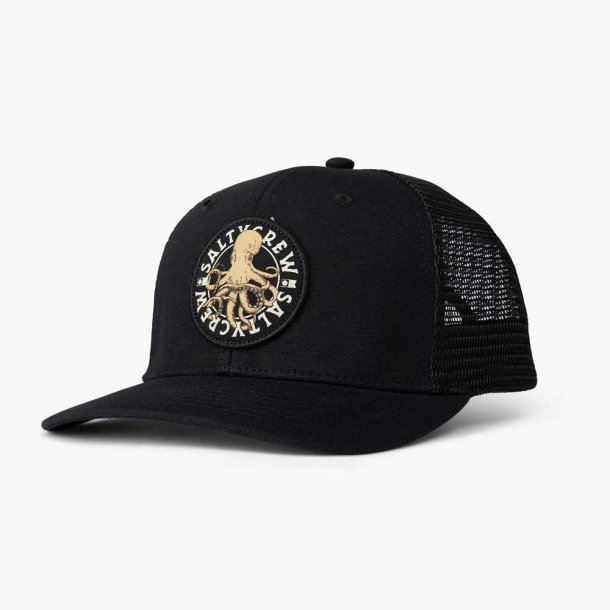 Salty Crew Tentacles Retro Trucker kasket Black