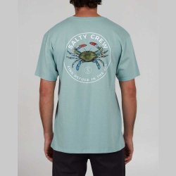 Salty Crew T-shirt - Blue Crabber Mackerel