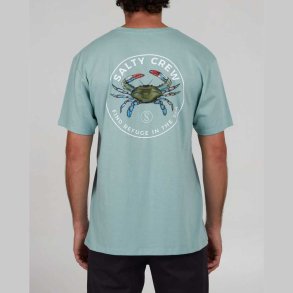 Salty Crew T-shirt - Blue Crabber Mackerel