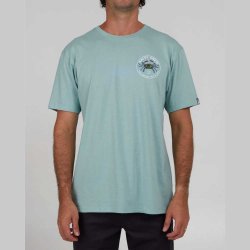 Salty Crew T-shirt - Blue Crabber Mackerel