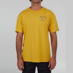 Salty Crew T-shirt - Bruce Mustard