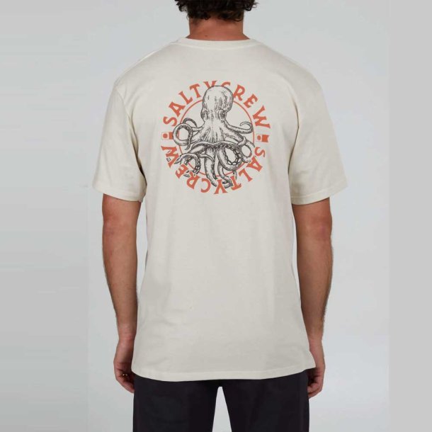 Salty Crew Tee - Tentacles Bone