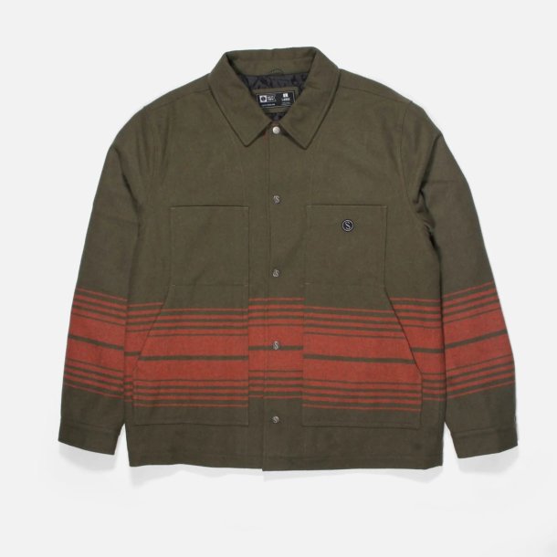 Salty Crew Trawl Overshirt/jakke - Dusty Olive