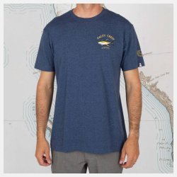 Salty Crew T-shirt - Ahi Mount Navy Heather