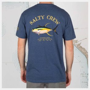 Salty Crew T-shirt - Ahi Mount Navy Heather