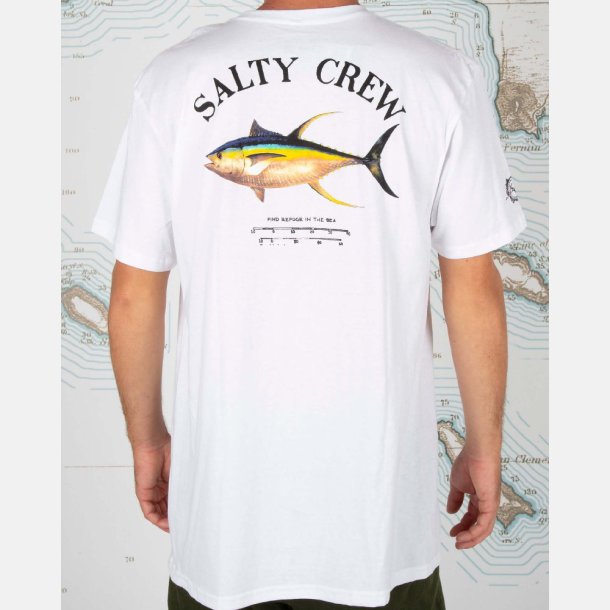 Salty Crew Tee - Ahi Mount White