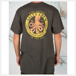 Salty Crew T-shirt - Deep Reach Charcoal