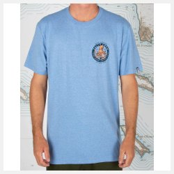 Salty Crew T-shirt - Deep Reach Light Blue
