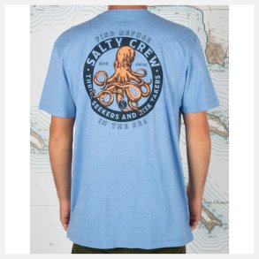 Salty Crew T-shirt - Deep Reach Light Blue