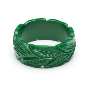Splendette Wide Forest Green Fakelite armbnd