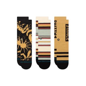Stance Dunes Black Brown 3-pak
