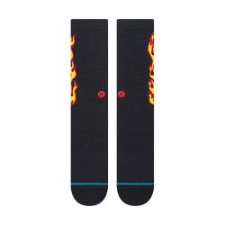 Stance Flammed Crew Black