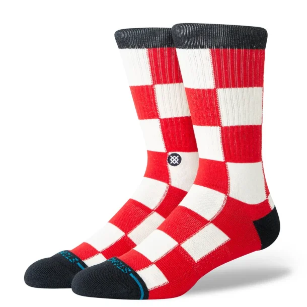Stance Chaturanga crew str�mper -Red