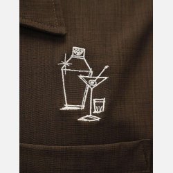 Steady Clothing Palm Springs lounge skjorte Coffee