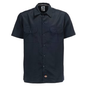 Dickies Slim Workshirt kortrmet navy