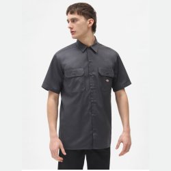 Dickies Relaxed Fit Workshirt kort�rmet charcoal