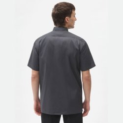 Dickies Relaxed Fit Workshirt kort�rmet charcoal