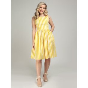 Candice stribet kjole