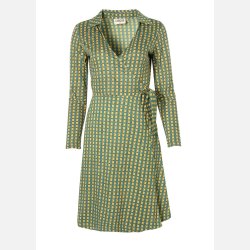 Circus salviegrn slom-kjole med retro design