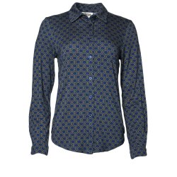 Circus Clothing Retro Geometrc skjortebluse