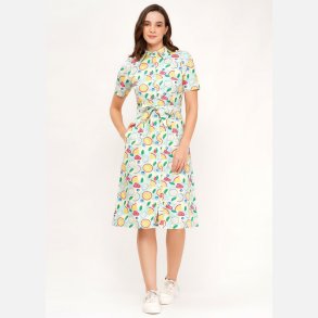 Circus Retro Lemonade pencil skjortekjole