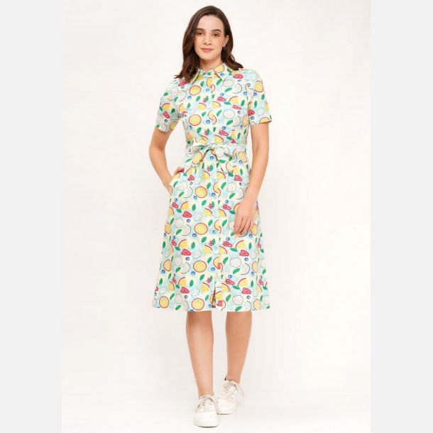 Circus Retro Lemonade pencil skjortekjole