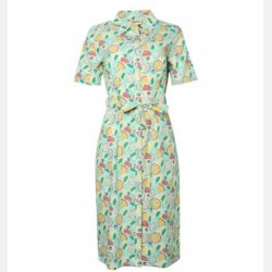 Circus Retro Lemonade pencil skjortekjole