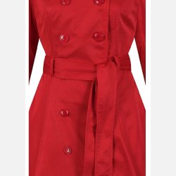 Collectif Vintage Korrina r�d trenchcoat