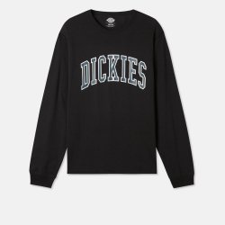 Dickies Aitkin Langrmet T-shirt Black/Air Force Blue