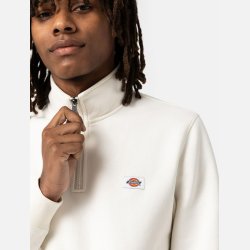 Dickies Oakport Quarter Zip Ecru