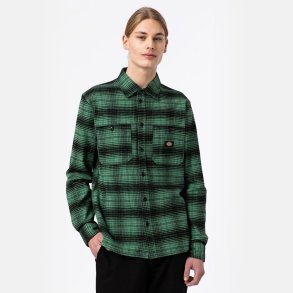 Dickies Evansville Skjorte Dark Ivy