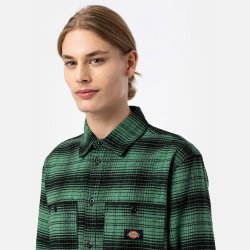 Dickies Evansville Skjorte Dark Ivy