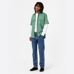 Dickies Relaxed Fit Workshirt kort�rmet Dark Ivy