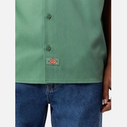 Dickies Relaxed Fit Workshirt kort�rmet Dark Ivy