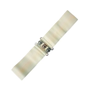 Elfenbensfarvet elastikblte