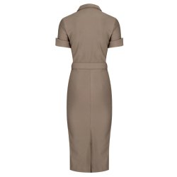 Zoe Vine Georgie Khaki pencilkjole