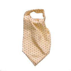 Kravat og lommetrklde i beige