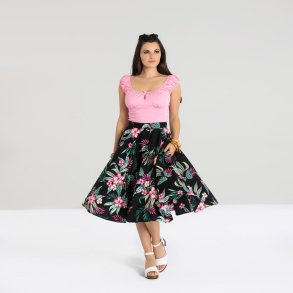 Kalani 50er nederdel sort