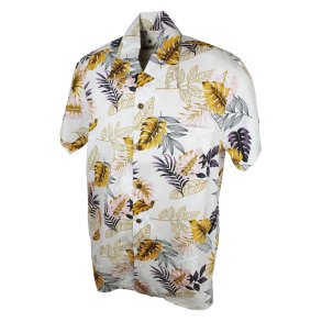 Lido Cotton Cream Hawaii skjorte