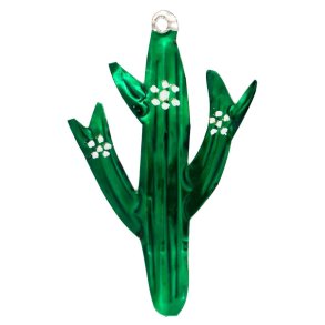 Mexicansk julepynt Kaktus med hvide blomster