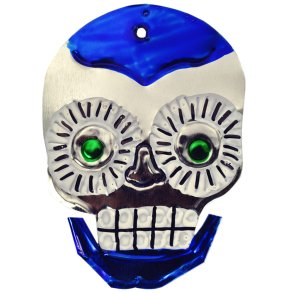Mexicansk julepynt Bl Skull