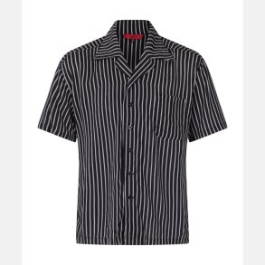 Monochrome skjorte med striber