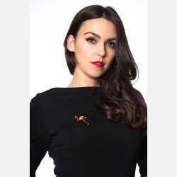 Pink Flamingo Broche