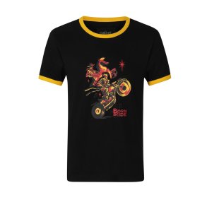 Ringer Born to ride T-Shirt sort